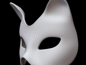 cat mask 3D Model