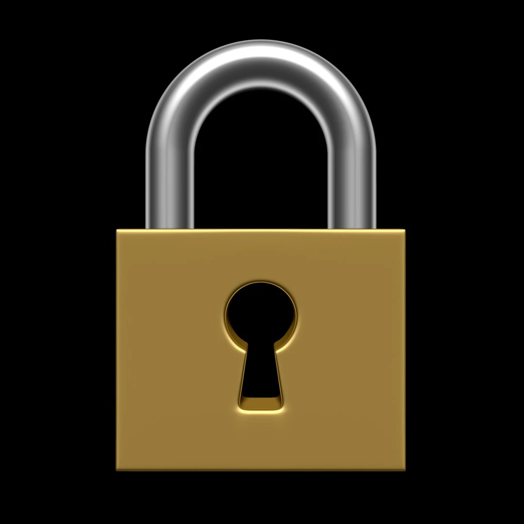 Padlock 3D Model .c4d .max .obj .3ds .fbx .stl .blend 