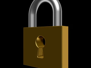 Padlock 3D Model