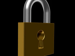 Padlock 3D Model