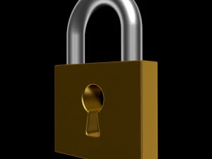 Padlock 3D Model