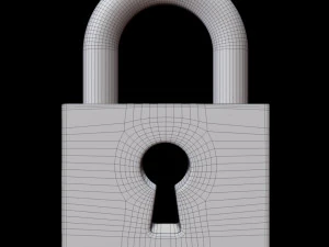 Padlock 3D Model