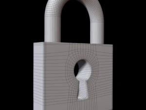 Padlock 3D Model