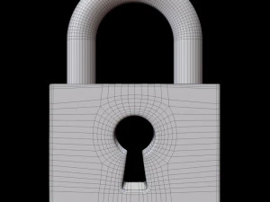 Padlock 3D Model