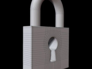 Padlock 3D Model