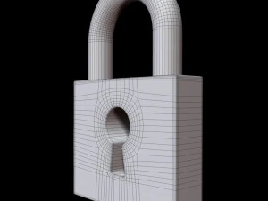Padlock 3D Model