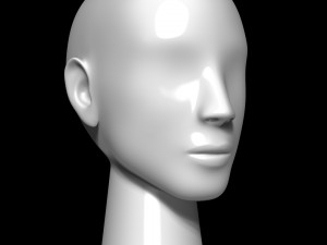 Mannequin head 3D Model