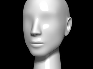Mannequin head 3D Model