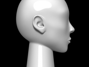 Mannequin head Modello 3D