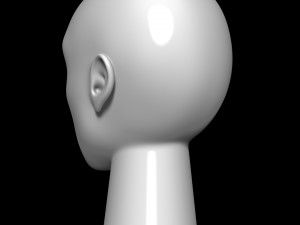 Mannequin head Modello 3D