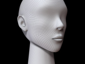 Mannequin head Modello 3D