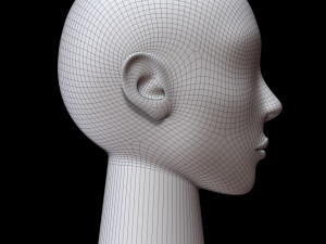 Mannequin head Modello 3D