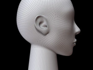 Mannequin head 3D Model