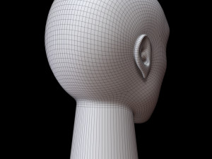 Mannequin head Modello 3D