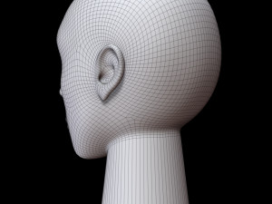 Mannequin head Modello 3D