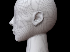 Mannequin head Modello 3D