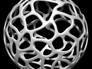 Sphere Voronoi 3D Model
