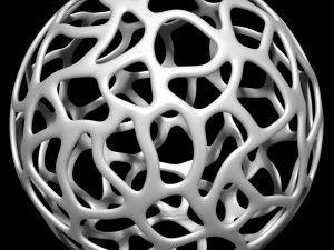 Sphere Voronoi 3D Model