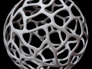 Sphere Voronoi 3D Model