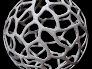 Sphere Voronoi 3D Model