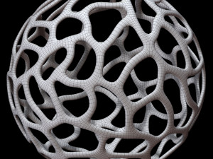 Sphere Voronoi 3D Model
