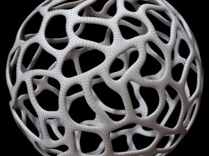 Sphere Voronoi 3D Model