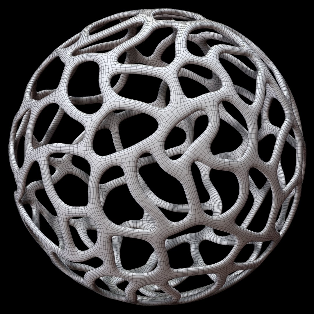 3d модель сферы