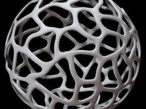 Sphere Voronoi 3D Model