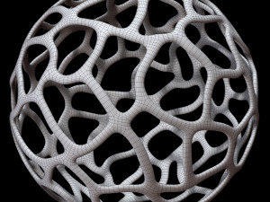 Sphere Voronoi 3D Model