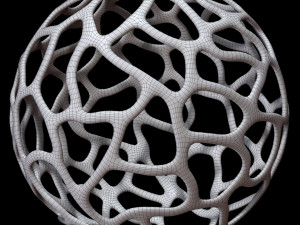 Sphere Voronoi 3D Model