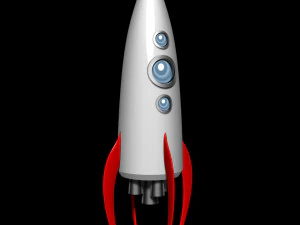 Space Rocket 3D Model