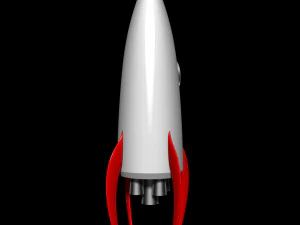 Space Rocket 3D Model