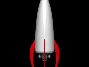 Space Rocket 3D Model