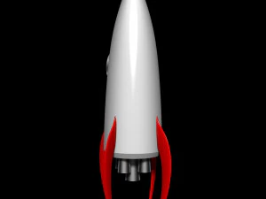 Space Rocket 3D Model