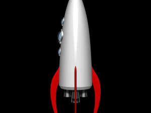 Space Rocket 3D Model