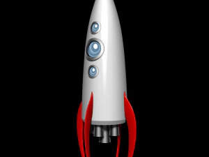 Space Rocket 3D Model