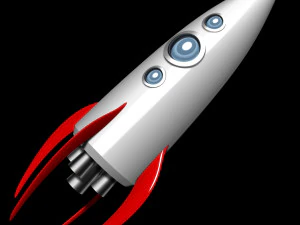 Space Rocket 3D Model