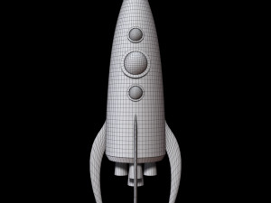 Space Rocket 3D Модель