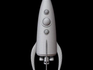 Space Rocket 3D Model