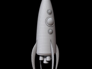 Space Rocket 3D Модель
