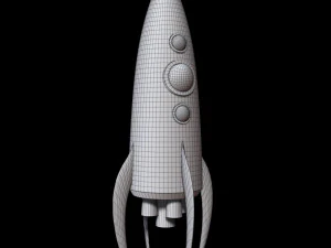 Space Rocket 3D Model