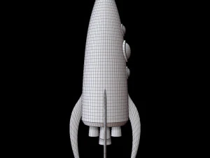 Space Rocket 3D Model