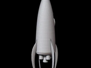 Space Rocket 3D Model