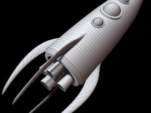 Space Rocket 3D Модель