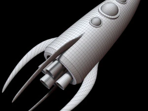 Space Rocket 3D Model