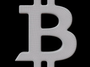Bitcoin 3D Model