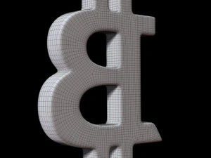 Bitcoin 3D Model