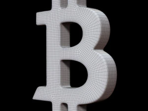 Bitcoin 3D Model