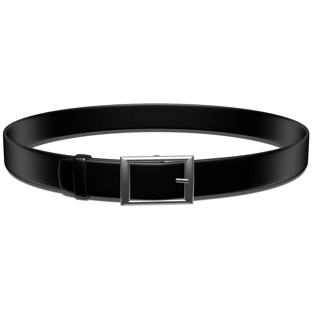 Belt Leather 3D Model .c4d .max .obj .3ds .fbx .stl .blend 