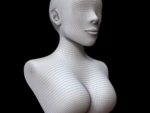 Mannequin head 3D Model